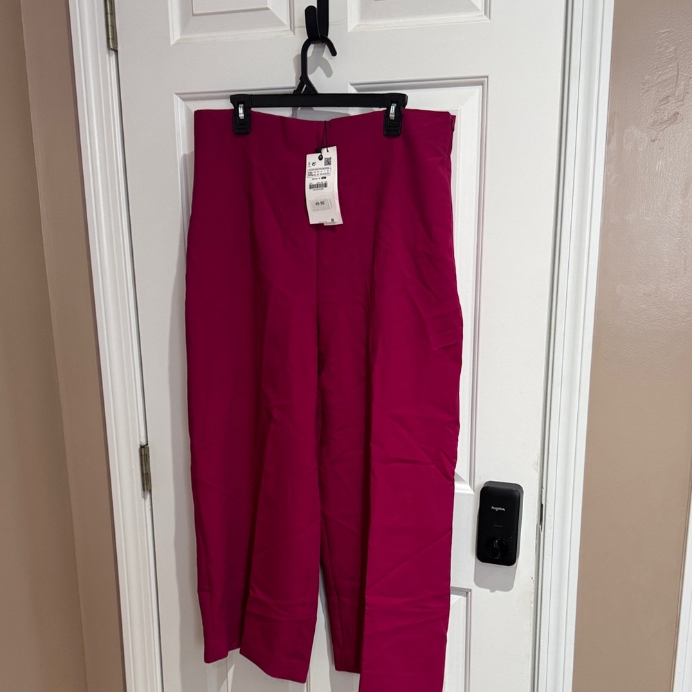 Zara Fuchsia Women's Trousers